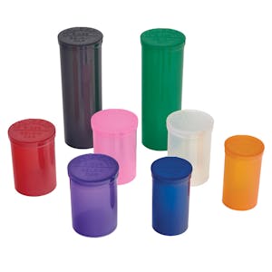 Philips RX® Transparent Pop-Top Vials with Hinged Lids