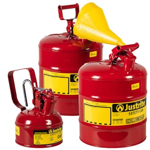 Justrite® Type I Safety Cans
