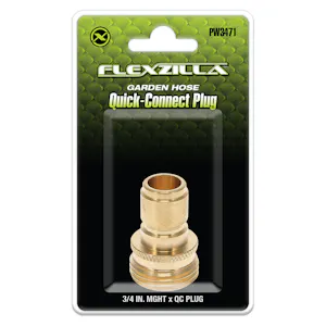 Flexzilla® 3/4" MGHT x Quick-Connect Brass Plug