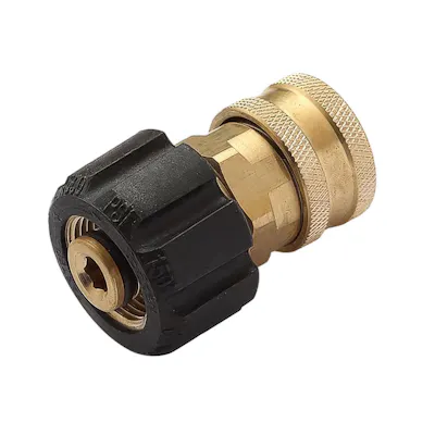 Flexzilla® M22 Female x 3/8" Quick-Connect Brass Coupler
