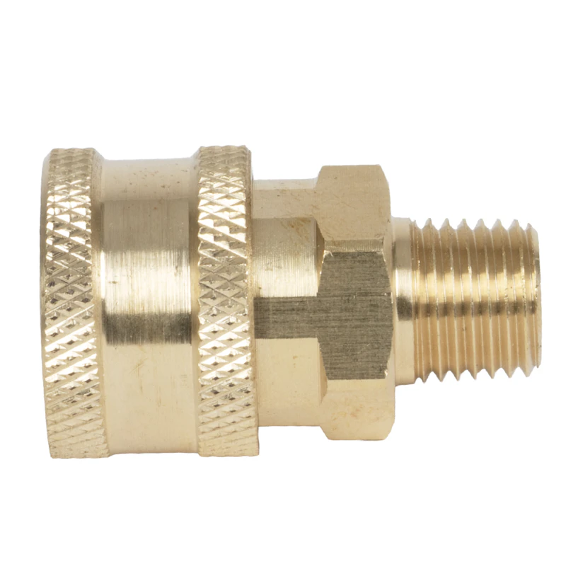 Flexzilla® 1/4" MGHT x 1/4" Quick-Connect Brass Coupler