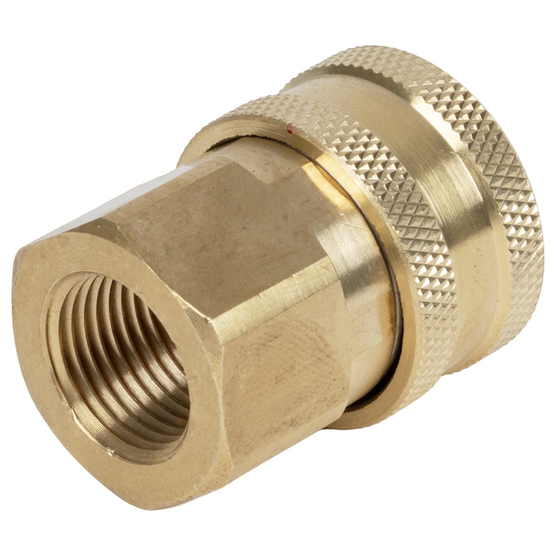 Flexzilla® 3/8" FGHT x 3/8" Quick-Connect Brass Coupler
