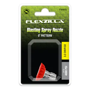 Flexzilla® Red Blasting Spray Pattern Nozzle 1/4" Quick-Connect Coupling