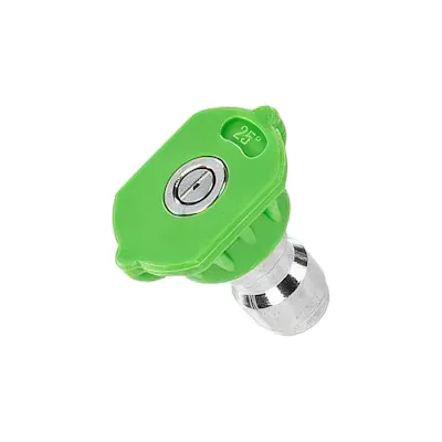 Flexzilla® Green Flushing Spray Pattern Nozzle 1/4" Quick-Connect Coupling