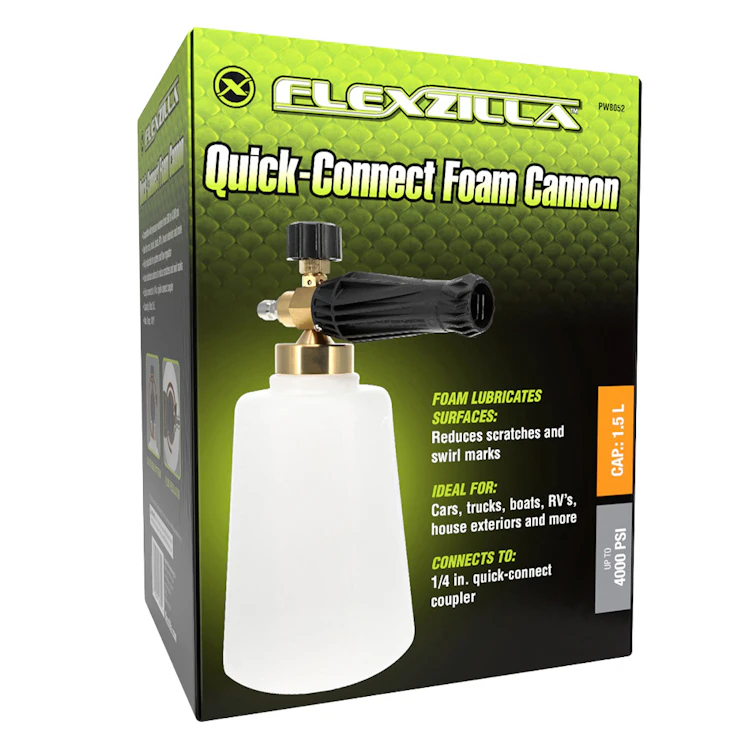 Flexzilla® 1.5L Foam Cannon with 1/4" Quick-Connect Coupler
