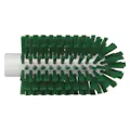 3" Dia. Green Polypropylene Vikan® Threaded Pipe Brush Head with Medium Polyester Bristles (Handle Sold Separately)