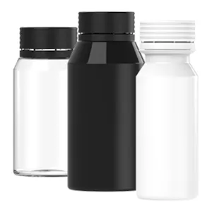 PET Energy Shot Bottles with Spiral™ Tamper-Evident Caps