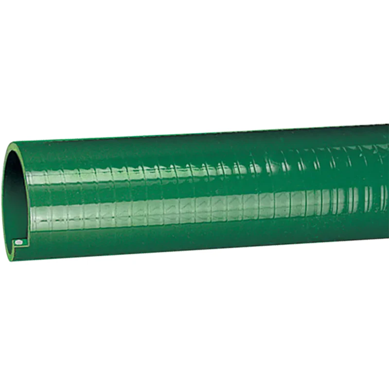 1.25" ID x 1.56" OD Tigerflex® J Series Flame Resistant Green PVC Suction Hose