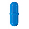 8mm Dia. X 25mm L Blue Magnetic Stir Bar with Pivot Ring