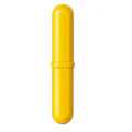 8mm Dia. X 50.8mm L Yellow Magnetic Stir Bar with Pivot Ring