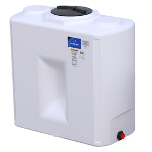 300 Gallon White Free Standing Water Tank 56" L x 29" W x 56" Hgt.