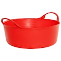 1.3 Gallon Red Extra Small Shallow Tub