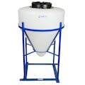 30 Gallon Tamco® Cone Bottom Tank with 60° Cone Angle & 2" FPT Bulkhead Fitting - 26" Dia. x 28" Hgt. (Stand sold separately)