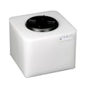 4 Gallon Natural Square Utility Tamco® Tank with 5" Gasketed Lid - 11-1/2" L x 11-1/2" W x 10" Hgt.