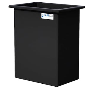 180 Gallon Heavy Duty Black PE Tamco® Tank - 36" L x 24" W x 48" Hgt. (Ships Motor Freight)