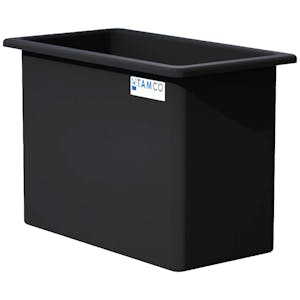 160 Gallon Heavy Duty Black PE Tamco® Tank - 48" L x 24" W x 36" Hgt. (Ships Motor Freight)