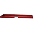 26-1/4" L x 10" W x 1-1/4" Hgt. Red Tamco® Tray