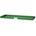 26-1/4" L x 10" W x 1-1/4" Hgt. Green Tamco® Tray