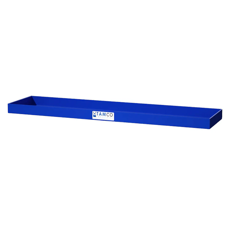 26-1/2" L x 6-3/8" W x 1-1/4" Hgt. Blue Tamco® Tray