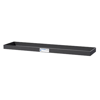 26-1/2" L x 6-3/8" W x 1-1/4" Hgt. Slate Gray Tamco® Tray