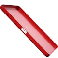 35-1/4" L x 34-1/4" W x 1-1/2" Hgt. Red Tamco® Curved Corner Tray