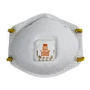 3M™ 8511 N95 Particulate Respirator for Grinding/Sanding in Warm Areas