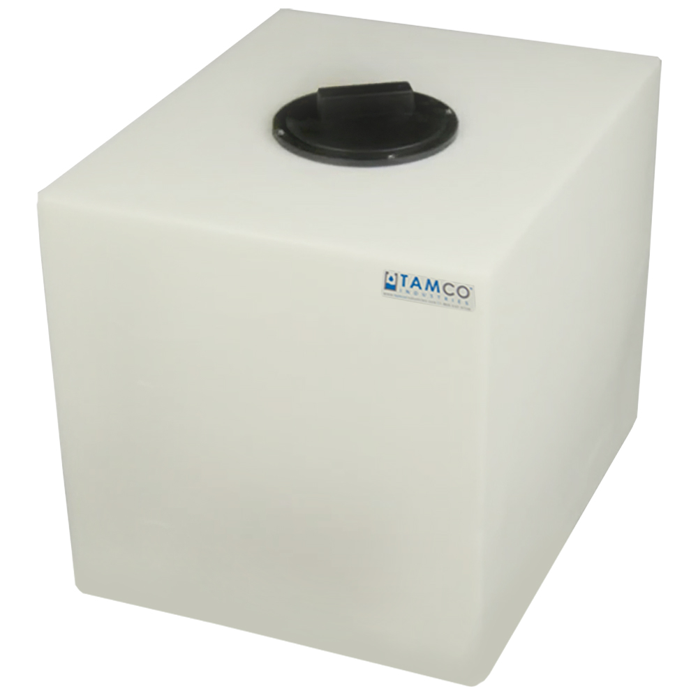 16 Gallon Natural LLDPE Rectangular Utility Tamco® Tank with 8