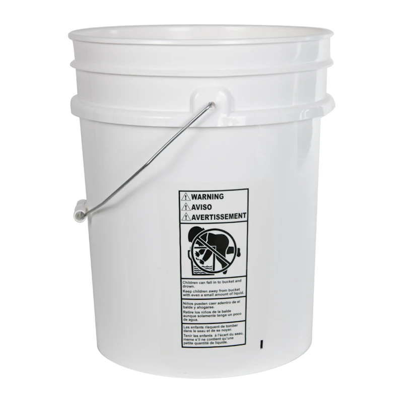 Premium White 5 Gallon Bucket