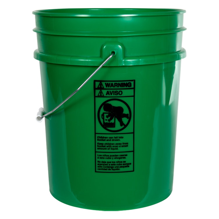 5 Gallon Bucket Bulk ,Green, Pallet of 120
