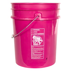 Premium Pink 5 Gallon Bucket
