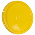 Yellow Solid Tear Tab Bucket Lid
