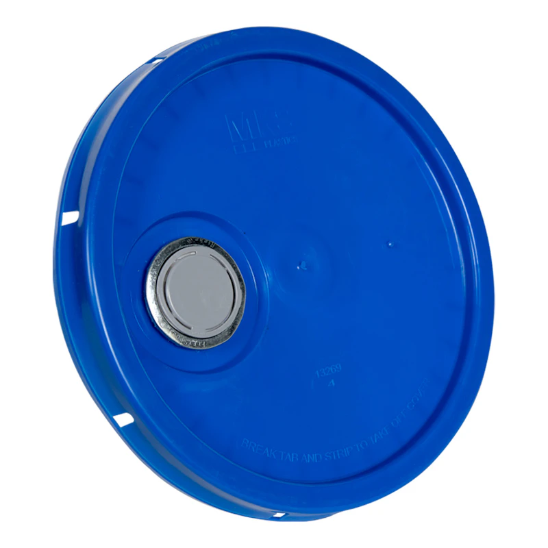 Blue Pour Spout Bucket Lid