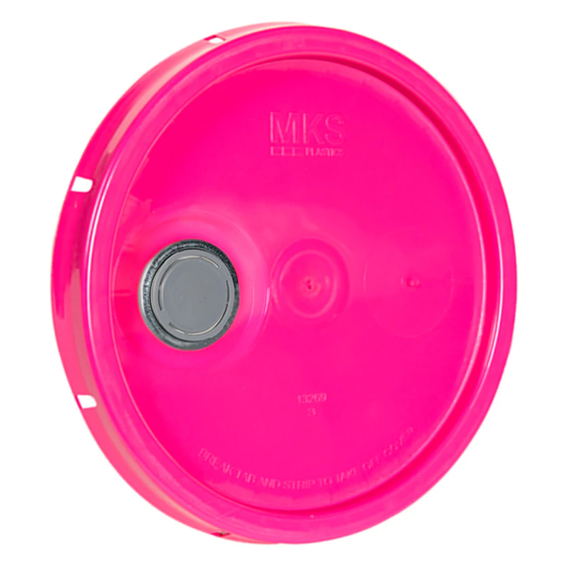 Pink Pour Spout Bucket Lid