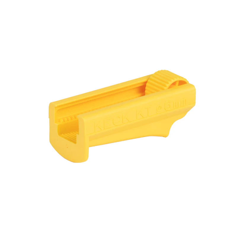 1/4" (6mm) Maximum KECK™ Yellow Tubing Clamp