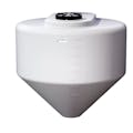 200 Gallon Tamco® Cone Bottom Tank with 45° Cone Angle & 2" FPT Bulkhead Fitting - 48" Dia. x 44-1/4" Hgt. (Stand sold separately)