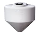 200 Gallon Tamco® Cone Bottom Tank with 45° Cone Angle & 2" FPT Boss Fitting (Full Drain) - 48" Dia. x 44-1/4" Hgt. (Stand sold separately)