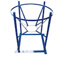 Blue Powder-Coated Steel Tank Stand for 140