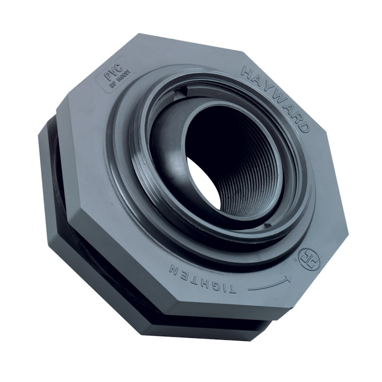 3" SF Series Self-Aligning PVC Tank Adapter - 5.75" Hole Size