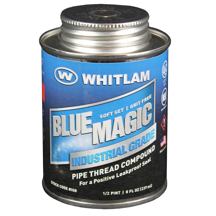 8 oz. Brushtop Can Blue Magic Pipe Thread Compound