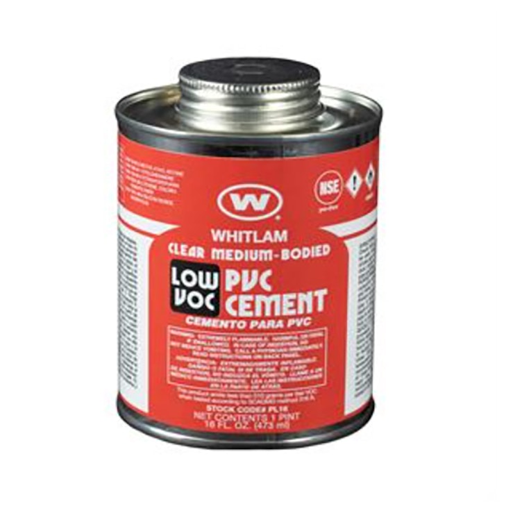 Pint Whitlam PVC Clear Low VOC Medium Bodied Cement