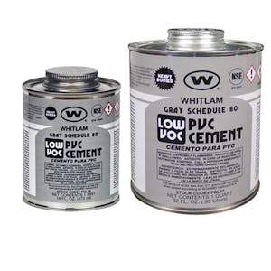 Whitlam PVC Gray Schedule 80 Low VOC Heavy-Bodied Cement