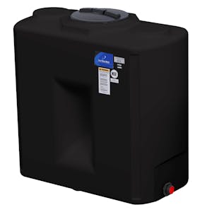 300 Gallon Black Free Standing Water Tank 56" L x 29" W x 56" Hgt.