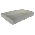 20" L x 12" W x 3" Hgt. White Tamco® Tray