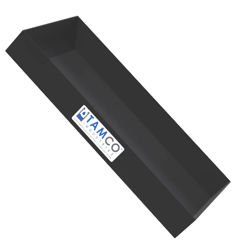 24" L x 12" W x 3" Hgt. Black Tamco® Tray