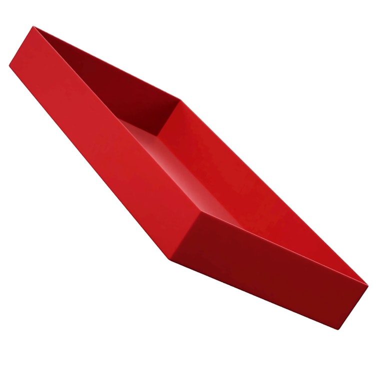 24" L x 12" W x 3" Hgt. Red Tamco® Tray