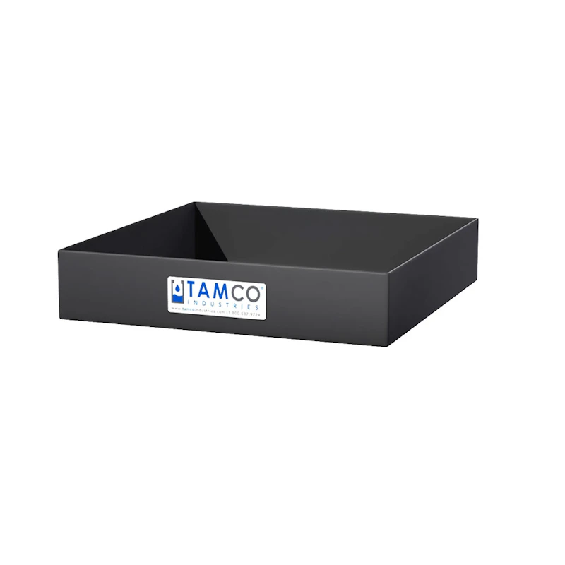 14" L x 14" W x 3" Hgt. Slate Gray Tamco® Tray