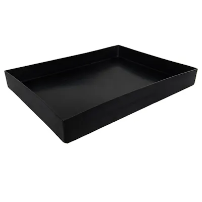 20" L x 14" W x 3" Hgt. Black Tamco® Tray