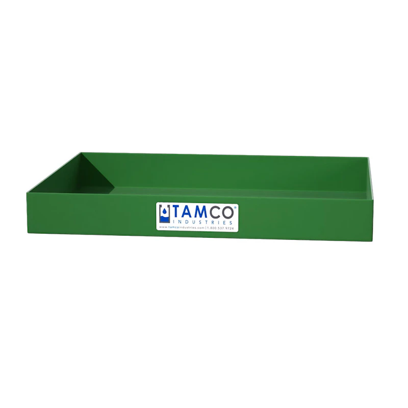 24" L x 18" W x 3" Hgt. Green Tamco® Tray