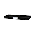 36" L x 18" W x 3" Hgt. Black Tamco® Tray