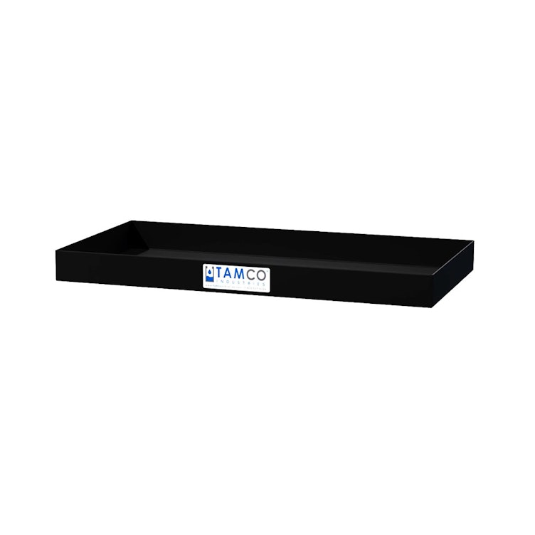 36" L x 18" W x 3" Hgt. Black Tamco® Tray